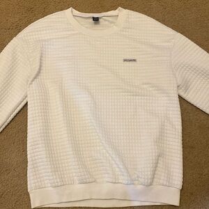 White sweatshirt perfect condition worn once.
